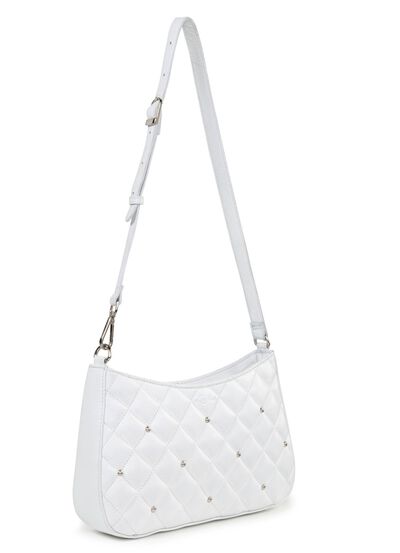 Laurina Tasche mit angesagter Steppung und Ziernieten 