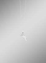 Delfin-Anh&auml;nger in Silber 