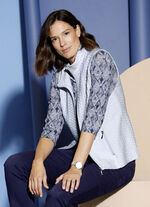 Shirtweste mit Stehkragen 