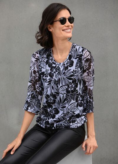 Tunika mit eingearbeitetem Top 