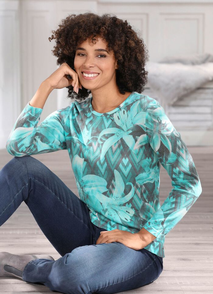 Pullover in weich fliessender Qualit&auml;t 