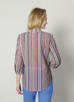 Bluse mit grafischem Druck