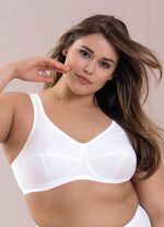 Anita Entlastungs-BH mit Baumwoll-Pikee WEISS