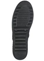 Gemini Stiefelette aus teilweise bedrucktem Rind-Nappaleder SCHWARZ