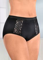 Viererpack Slips mit Spitzeneins&auml;tzen 