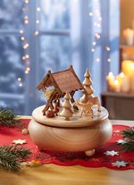 Zeidler Spieldose aus Holz 