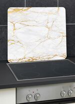 Herdabdeckplatten/Wandblende, Motiv Marmor gold MARMOR GOLD