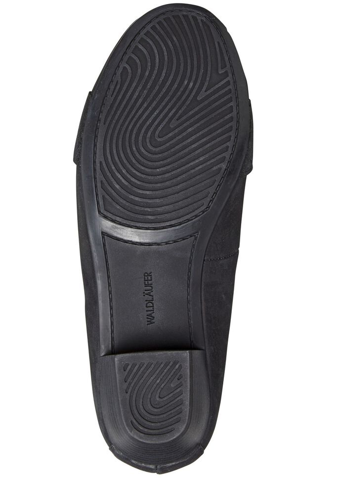 Waldl&auml;ufer, bequeme Damen-Pumps, Weite K, mit herausnehmbarem Fussbett SCHWARZ