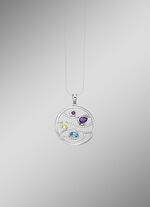 Anhänger mit bunt funkelnden Zirkonia 