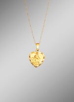 Anh&auml;nger &laquo;Schutzengel&raquo; mit Diamantschnitt 