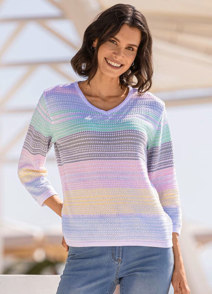 Pullover mit Glitzerakzenten 