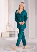 Laurina Schlafanzug mit langen &Auml;rmeln und langer Hose  