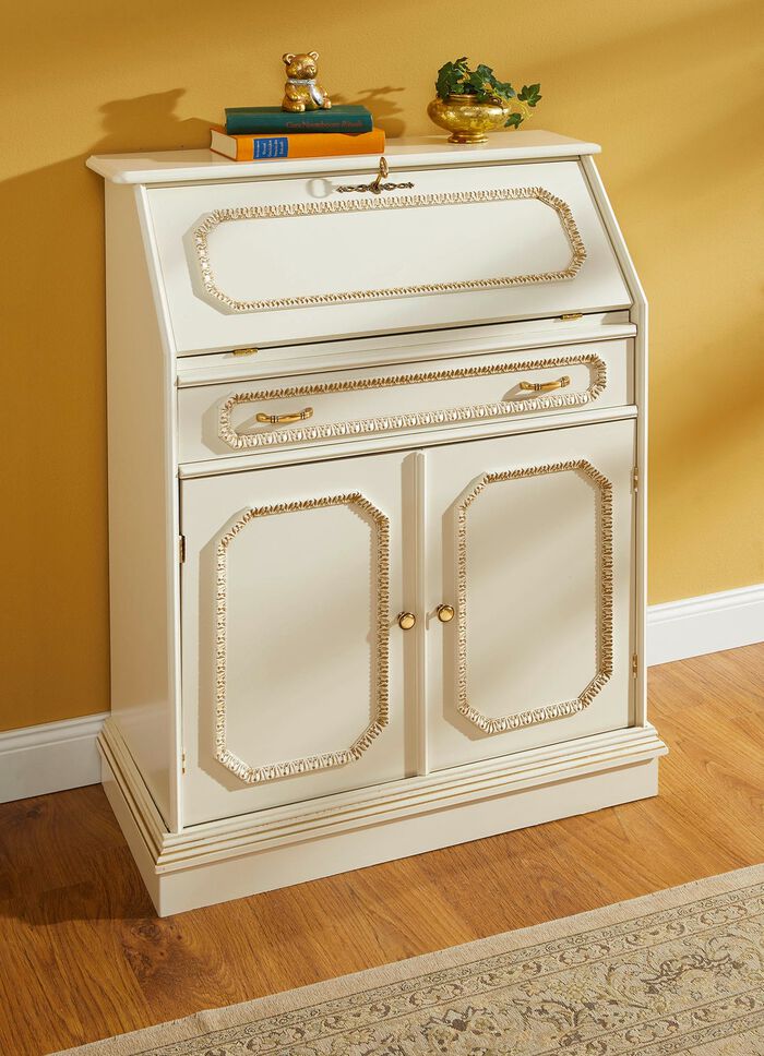 Hochwertige M&ouml;belserie mit Echtholzfurnier CREME-GOLD