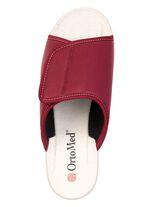 Bequeme Damen-Hausschuhe, Weite H, mit Klettverschluss BORDEAUX