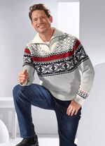 Troyer mit Norwegermuster 