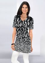 Longshirt in leicht ausgestellter Form 