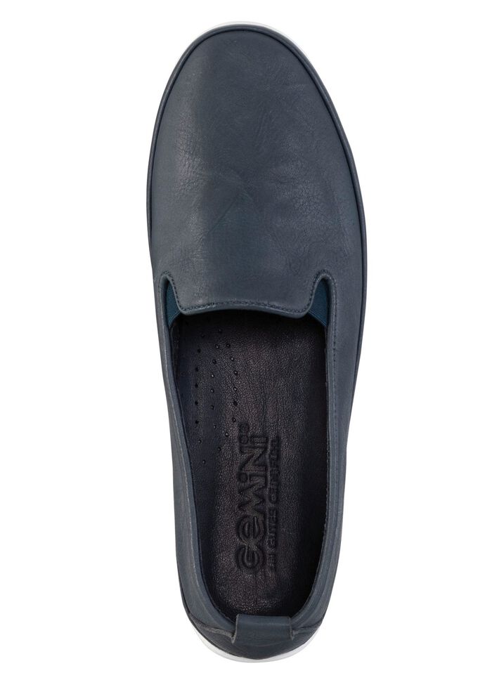 Gemini Slipper mit dezenter Knitter-Struktur MARINE