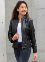 Lederkurzjacke von &laquo;Cabrini&raquo; 