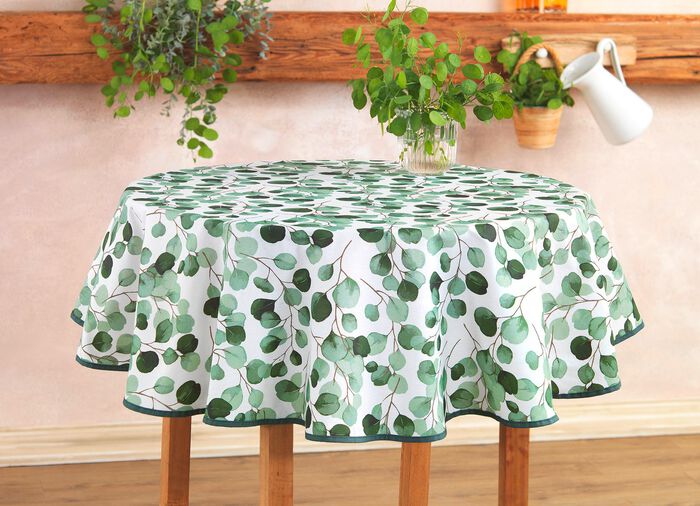 Digitalbedruckte Tischdekoration GR&Uuml;N