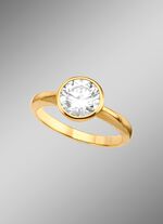 Damenring mit synth. Zirkonia 