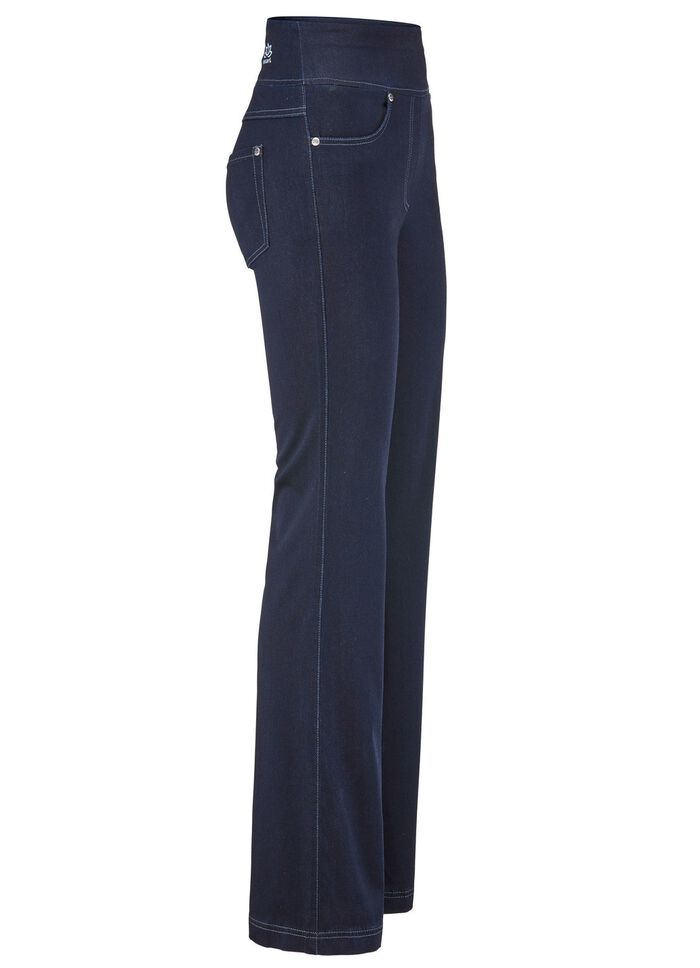 Yoga-Jeans mit ausgestellter Fussweite  