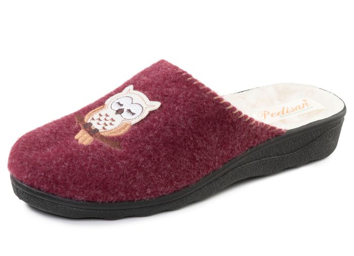 Gef&uuml;tterte Damen-Hausschuhe, mit Schurwolle 