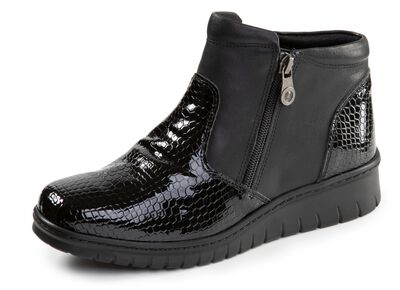 ELENA EDEN, komfortable Damen-Boots, Weite H, mit herausnehmbarem Fussbett 