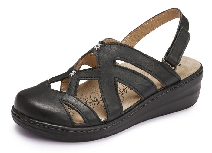 Gemini Sandale aus schattiertem Rind-Nappaleder 