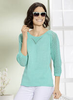 Pullover mit Ajourmuster MINZE