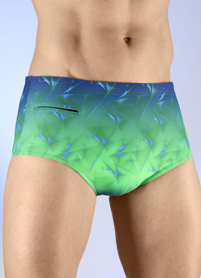 Badehose in höherer Slipform 