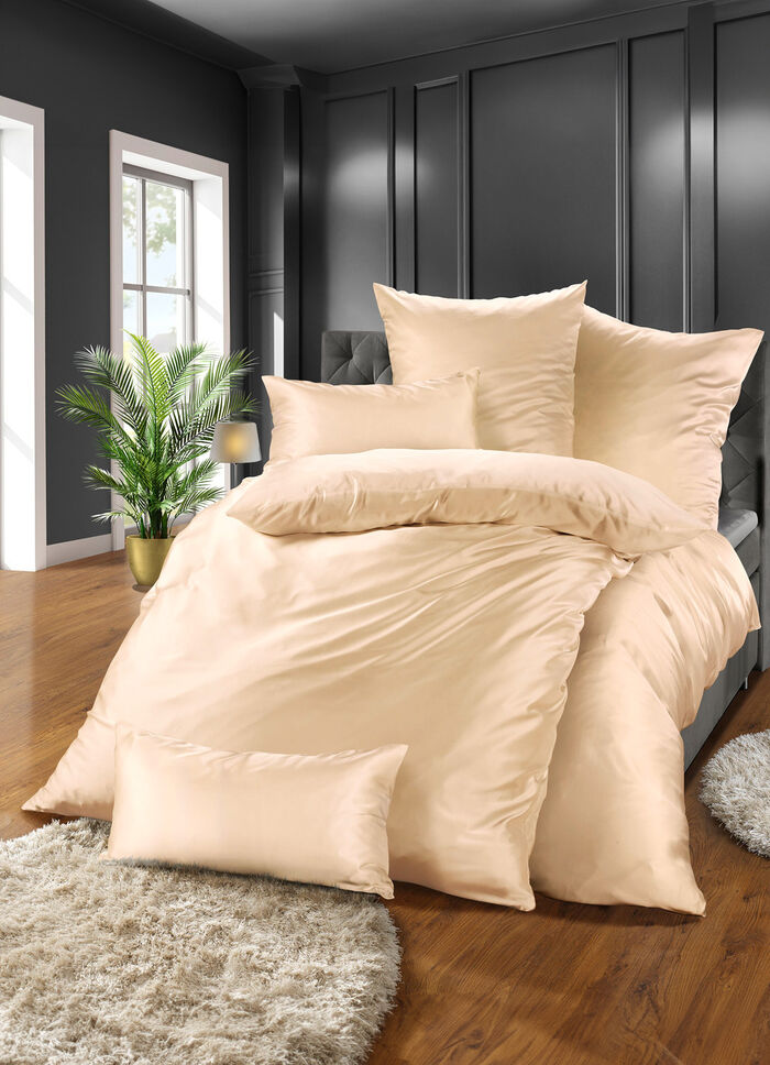 Seiden-Bettwäsche  CHAMPAGNER