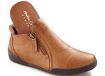 Andrea Conti, sportliche Damen-Boots, mit herausnehmbarem Fussbett COGNAC