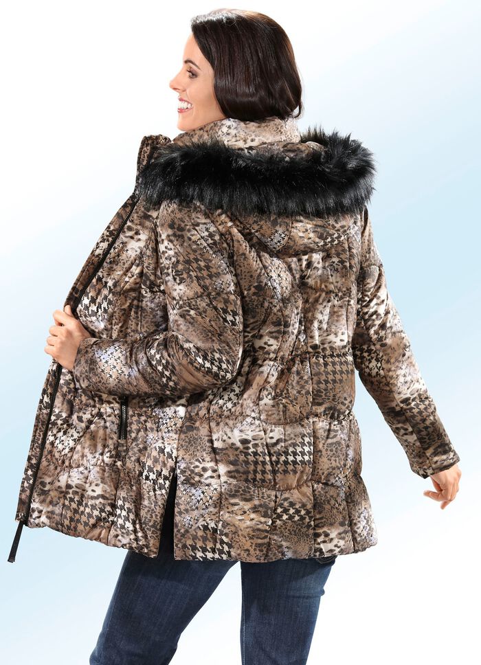 Jacke mit au&szlig;ergew&ouml;hnlichem Dessin 