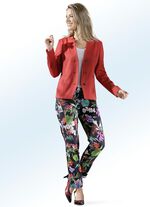 Hose mit farbbrillantem Druck SCHWARZ-BUNT