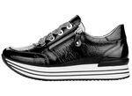 Remonte Sneaker mit effektvoller Schnürung SCHWARZ