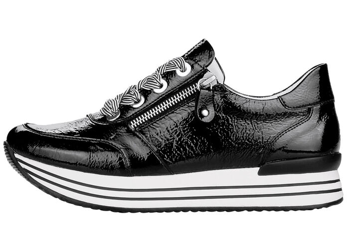 Remonte Sneaker mit effektvoller Schnürung SCHWARZ