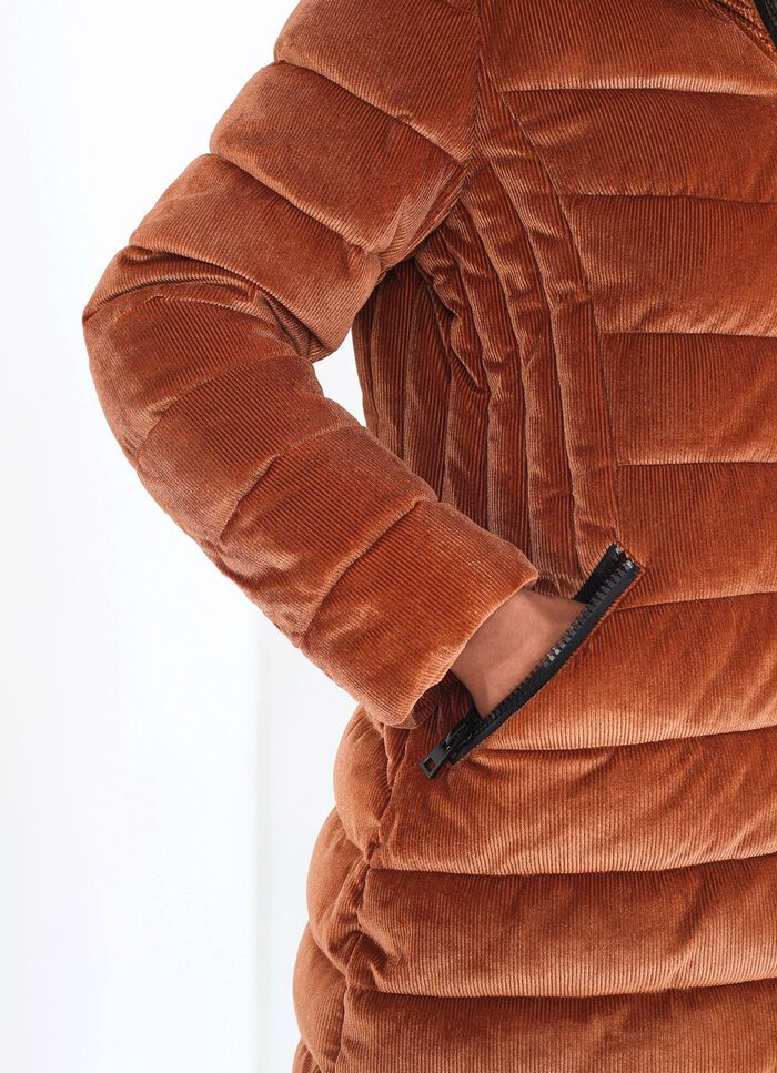 Kurzmantel mit abnehmbarer Kapuze 