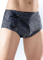 Badehose in h&ouml;herer Slipform mit Reissverschlusstasche 