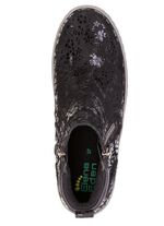 ELENA EDEN, schicke Damen-Boots, Weite H, mit herausnehmbarem Fussbett SCHWARZ