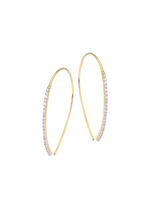 Glamouröse Ohrhaken mit Brillanten 