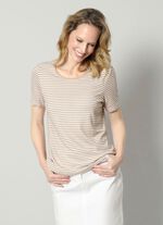 Shirt mit allover Ringel-Dessin 