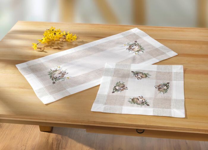 Tisch- und Raumdekoration &laquo;H&auml;schen-Motive&raquo; 