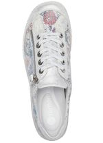 Remonte, elegante Damen-Sneaker, Weite G, mit Reissverschluss SILBER-BUNT