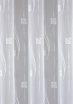 Vorhang mit Karomuster 