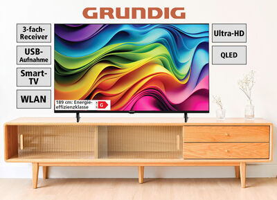 Grundig GUB7440Q 4K-UHD-Smart-QLED-Fernseher  Grundig GUB7440Q 4K-UHD-Smart-QLED-Fernseher