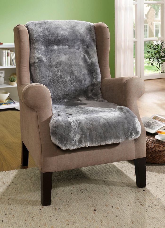 Wohlig weiche Lammfell-Sesselschoner 