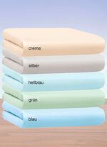 Kuschelige und warme Winterflausch-Spannbettt&uuml;cher CREME