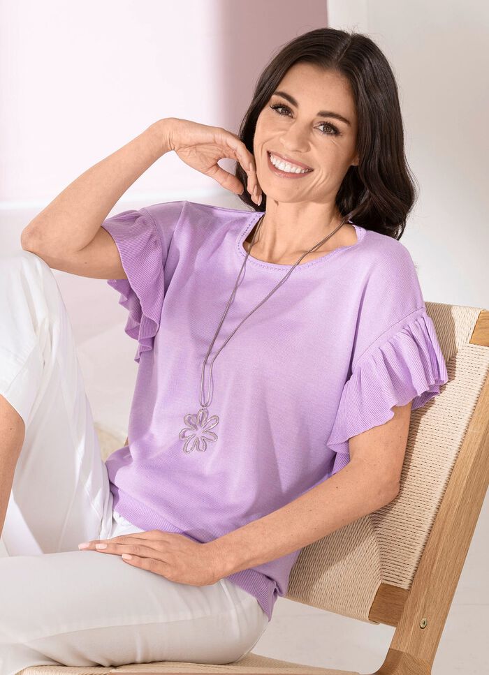 Pullover in weich fliessender Qualit&auml;t 