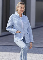 Wendejacke mit Knopfleiste HIMMELBLAU/HIMMELBLAU-WEISS