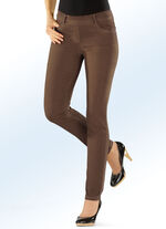 Superbequeme, edle Hose COGNAC